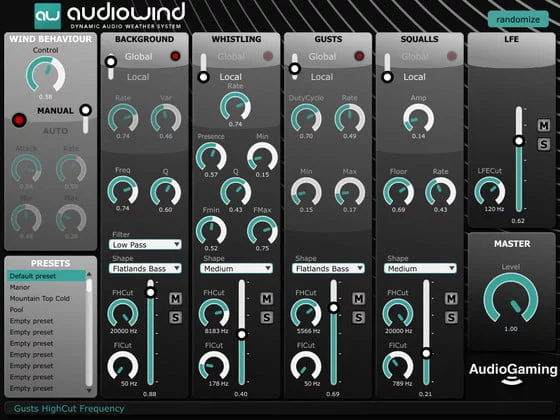 AudioWind/AudioRain